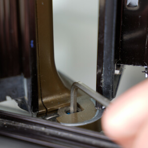 Faltschiebetür  justieren